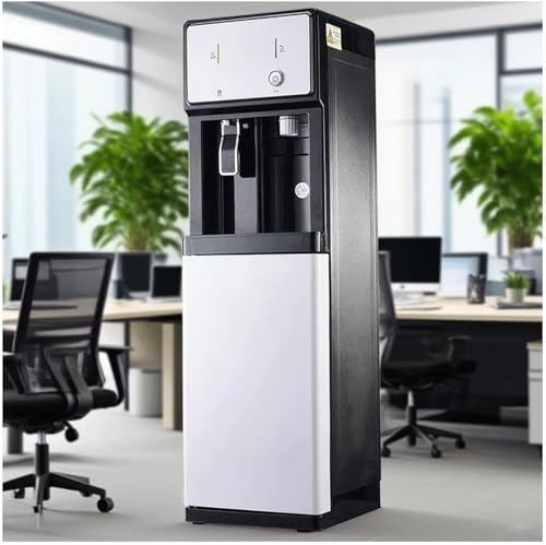 Dispensador de Agua, 3 ajustes de Temperatura: Caliente, fría y a Temperatura Ambiente. con indicador de Botella vacía. Diseño Sencillo Ideal para el hogar y la Oficina.