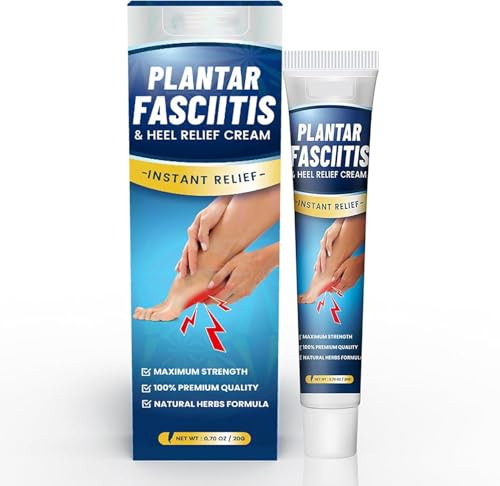 Crema Para Fascitis Plantar,Crema Para El Dolor De Talón,Ungüento para el Talón,Aliviar El Dolor Muscular,Apta para todo tipo pieles