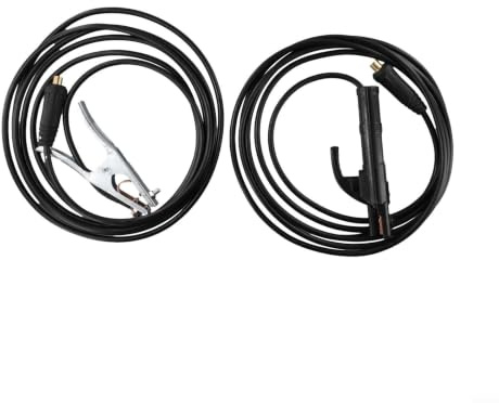 Morsetto di terra per saldatura 300A, morsetto di terra elettroplaccato in rame per saldatrice MMA MIG TIG, clip per cavi di messa a terra resistente con manico isolato, 5 m