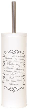 MSV Brosse WC avec Support Acier Paris Crème