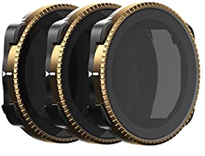 PolarPro - DJI Air 2S - Cinema Series - Vivid Collection - ND8/PL - ND16/PL - ND32/PL Filters - Magnetic Hard case - Drone Filters - Natural Density - Cinema Series - Lightweight Aluminum