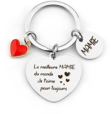 Cadeau Mamie Papy, Cadeau Noel Mamie Papy, Porte Clef Mamie Papy, Cadeau Fete Des Meres Peres, Cadeau Pour Mamie Papy, Idee Cadeau Mamie Papy