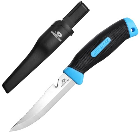 Mossy Oak 4 Fishing & Bait Knife with Protective Sheath