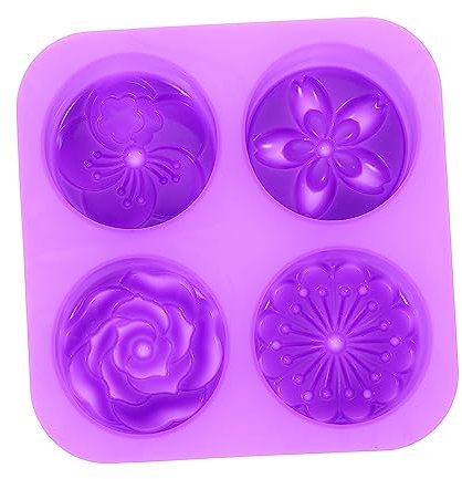 MAGICLULU Silicone Flower Modeling Mold for DIY Muffin and Candy Making Baking Tool for Cakes and Soap for Home Baking and Gift Giving