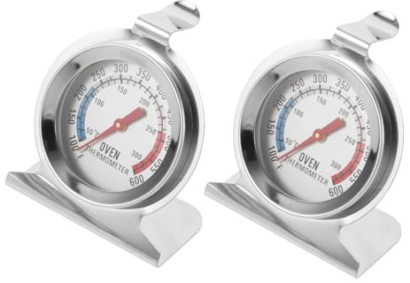 WATIIFUFU 2stücke Lebensmittelthermometer Für Backofen Grill Braten Ofenthermometer Mit Sofortanzeige Kochthermometer Küchenbedarf Backofentemperaturanzeige Backthermometer