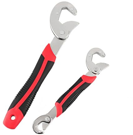 2 Pezzi Chiavi Regolabili, Multifunzione Chiave, Chiavi Universali, Chiave Regolabile 6-32mm, per Qualsiasi Forma di Dadi Bulloni Tubi Tubi