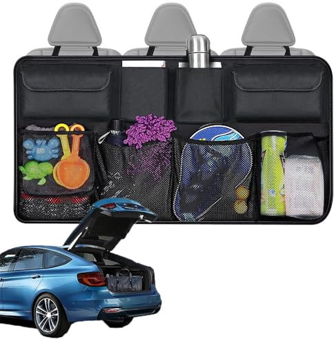 JJQFLB Kofferraum Organizer Auto Für FIAT 500 500S 500E 500C 500L 500X, Kofferraumtasche, Kofferraumtasche Auto, Autoorganisator, Autositztasche