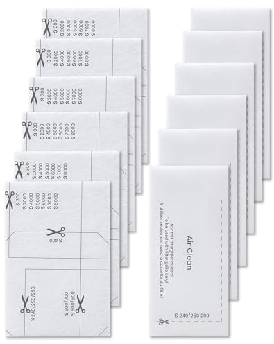 E-HAO SF-SAC 20/30 AirClean & Motorschutz Filter für Miele Staubsauger | 6 kit Für Complete C1, Complete C2, Complete C3, Compact C1, Compact C2, Classic C1, Dynamic U1, S200-S899, S2000-S8999 Serie