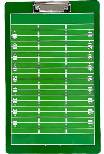 Wudaizhi American Football-zwischenablage, Doppelseitige, Trocken Abwischbare Zwischenablage, Coaching-zwischenablage, Abwischbare Taktiktafel Für American Football Und Baseball