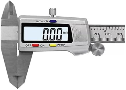 Pied à Coulisse numérique, Hardened Stainless Steel 0-150mm Digital Caliper Vernier Calipers Micrometer Electronic Vernier Caliper Measuring Tool(Caliper A)