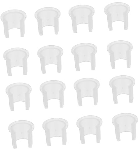 HONITANO 20 Pezzi Clip Blocca Pompa Antispreco per Viaggio Antipressione e Antigoccia per Shampoo Lozione Detergente Accessori Pulizia