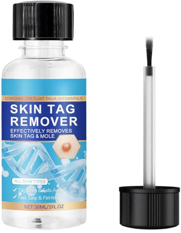 Wart-Remover Fast-Acting and Painless Skin Tag-Remover for Hands and Body Fall Away Quickly, Natural & Safe Remover