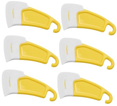 STOBAZA 6pièces Spatule Silicone Pour Nettoyage De Cuisine Grattoir Doux Pour Casseroles Et Poêles Spatule De Nettoyage Pour Vaisselle