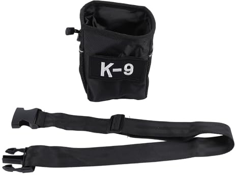 Fdit Sac de Friandises D'Entraînement pour Chien, Réglable, Résistant à l'eau, Sac de Taille pour Chiot, Entraînement de Collation pour Animaux de Compagnie, en Nylon
