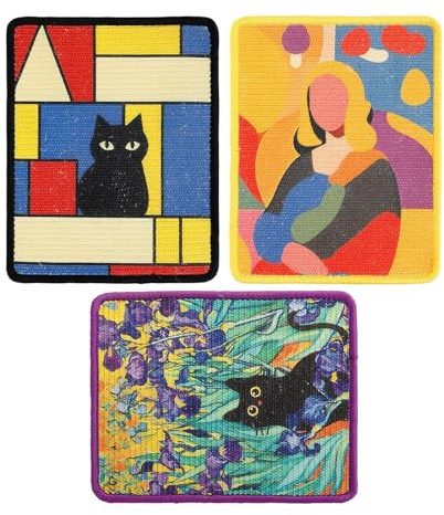 Almohadilla rascadora para Gatos, Almohadilla de sisal, Suministros para Mascotas, rascador estético para Gatos montado en la Pared, para enriquecimiento de, apartamento, Sala de Estar
