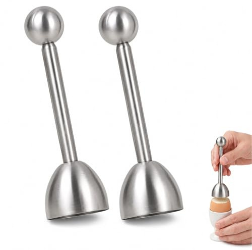 Lot de 2 Coupe œuf,Ouvre Oeuf À La Coque,Coupe Oeuf À La Coque