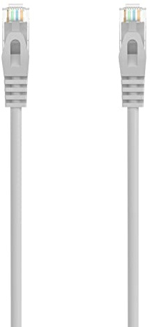 AISENS - A145-0555 - Cable de red latiguillo RJ45 LSZH Cat.6A 500 MHz UTP AWG24, gris, 20m