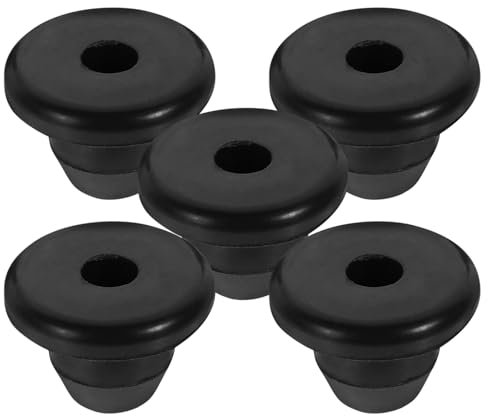 Veemoon Rubber Oil Filler Plugs for Hydraulic Floor Jacks 5Pcs Flexible Oil Blocking Bung Easy Install Horizontal Jack Seal Accessories