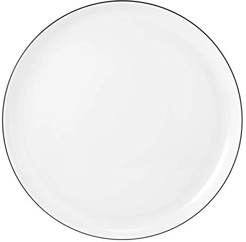Seltmann Weiden 2 x Speiseteller rund 26 cm Lido Black Line 10826