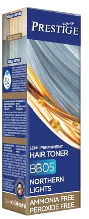 Vips Prestige | Tinte Pelo Semi Permanente y Toner Baño de Color Aurora Boreal 05 | tinte sin Amoniaco y Peróxido | Con Aceite de Oliva, de Macadamia y Aceite de Ricino | Cuida, hidrata y da brillo