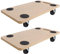 UISEBRT Lot de 2 roulettes de transport 580 x 290 x 108 mm - Planche à roulettes - En panneau MDF - Aide au transport de meubles - Charge maximale : 200 kg