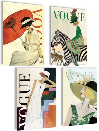 mojoliving Vogue Bilder Set Bauhaus Bilder Schlafzimmer Deko Aesthetic Wohnzimmer Poster Vintage Wandbilder Schlafzimmer Aesthetic Room Decor Abstrakte Bauhaus Kunstdrucke