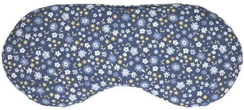 Bio-Bio Augenkissen Lavendel & Leinsamen Blümchen-blau zur Entspannung, zum Kühlen, erwärmen oder für Yoga