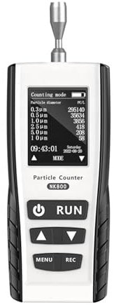Probador de detectores de fugas de gas Detector de alta sensibilidad, monitor de partículas, monitor profesional de calidad del aire y polvo, contador de partículas portátil Con amplio rango de prueba