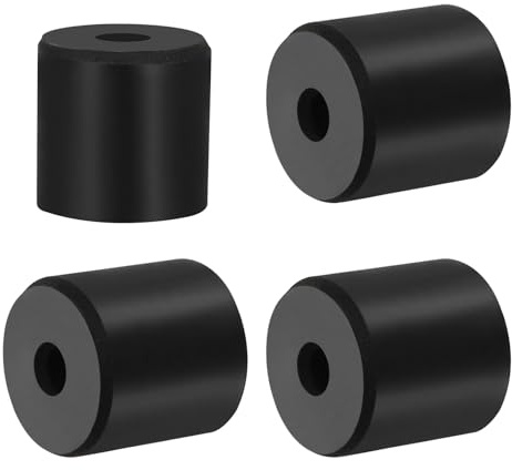 PATIKIL Entretoise en Caoutchouc Polyvalente, 4 Pièces 10mm ID X 40 OD X 40mm T Rondelles D'Isolation Anti-Vibrations en Néoprène pour Boulons Hvac Accessoires de Voiture
