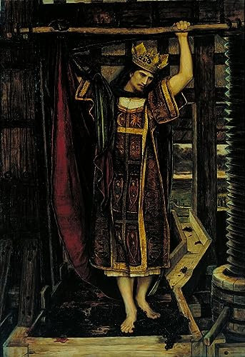 RZHRHJES Murales sur Toile Affiche Decoration Murale Tableau Imprimé sur Toile le pressoir à vin par Roddam Spencer Stanhope Affiche Décorative Pour la Décoration de la Chambre à Coucher 60x90cm