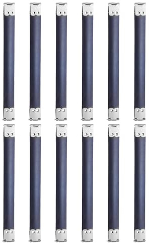QUARKZMAN 12Pcs Marco Flexible Interno de Metal, 15cm/5.9 Marco de Monedero con Cierre de Beso, Bisagras para Bolso, Clip para Cartera, Manualidad, Fabricación de Monederos, Plateado