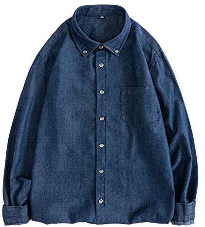 Giacca di Jeans Uomo, Giubbino Uomo Estivo, Estivo Casual Denim Giacca Moto Slim Fit Jacket Uomo Primavera/Estate/Autunno Maniche Lunghe Giubbino Sportiva Giacca Casual Slim Fit per Donna Uomo