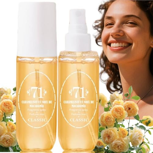 90ml Brazilian Hair and Body Fragrance Mist,Brazilian Perfume Cr/ush,Hair & Body Perfume Spray Mist,Long Lasting Perfumes for Women,Fruity Body Spray,Vanilla Hair Mist,Glow Hair P/erfume Mist