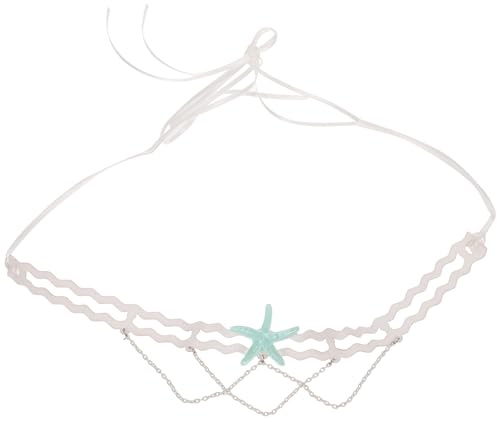 Gatuida Seestern Halskette Boho Choker Schlüsselbeinkette aus Langlebigem Material für Meerjungfrauen Cosplay und Strandschmuck