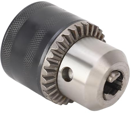 Wakects Kit de Adaptador de Portabrocas de 3 Mordazas Portabrocas Tipo Llave de Acero 45 de 3 a 16 Mm 1 2 Rosca 20UNF para Taladros Eléctricos con Destornillador de Impacto Bloqueo Rápido de Puntas