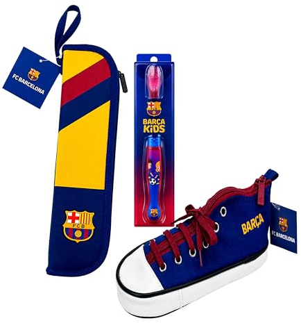 FC Barcelona Pack Escolar Infantil, Set de 3 Accesorios
