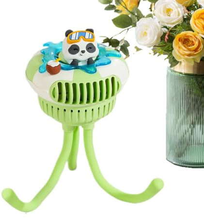 Ventilador Portátil para Cochecito de Viaje | Ventilador de 3 Velocidades con Pinza para Silla de Auto Infantil | Gran Duración Batería Accesorios Refrescantes Infantiles Para Silla de Ruedas y