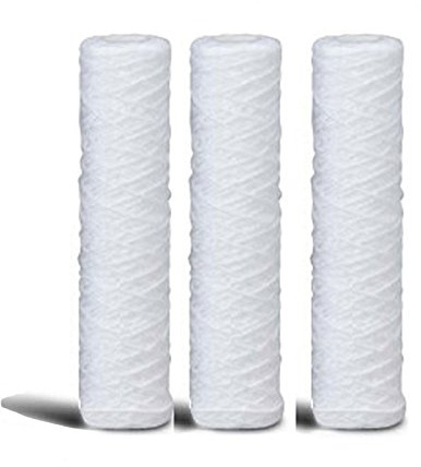 Waterline N.3 Cartuccia in Polipropilene Avvolto 7 - 10 Micron - 3 Pezzi