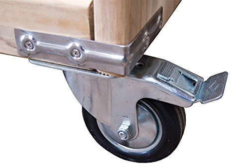 Strandkorbrollen Industrierollen 4 Rollen Set Laufrollen Stahl