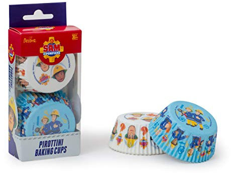 DECORA 0383033 Papierförmchen Sam der Feuerwehr Stil 3, Papier