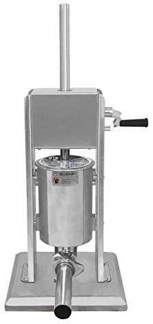 KuKoo - Kit Clippatrice per Salsicce Manuale Commerciale con 2000 Graffette & Insaccatrice Manuale per Salsicce con 5 Imbuti Diversi Gratuiti Capacità 3L
