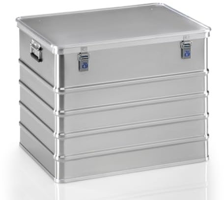 Aluminiumbox premium plus 239 l mit Deckel