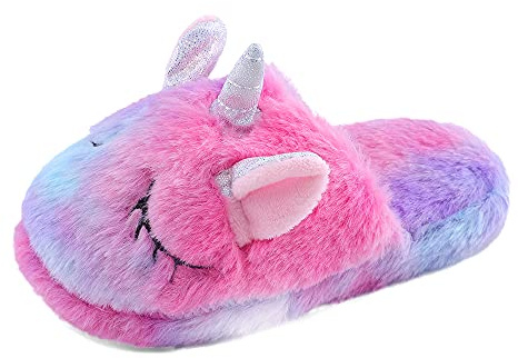 MASOCIO Zapatillas Casa Niña Invierno Zapatillas de Estar por Casa Andar Pantuflas Slippers Animales Talla 33 34 3