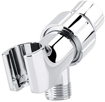 Brausearmhalter, Duschkopf-Halterung Handbrause Halterung Brause-Gelenkstück Metall-Gelenkstück 1/2zoll Dusch-Ersatzteil Gelenkstück Aufnahme für Brausestangen Und Schläuche Badezimmer Ohne Bohren