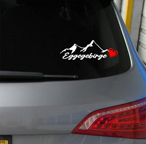 myrockshirt ERZGEBIRGE Berg Aufkleber 20x10cm Berge Sticker Auto Gebirge Deutschland Autoaufkleber Urlaub