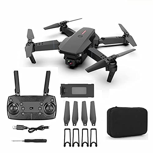 HODAGES Drone RC con videocamera HD 4K - Tempo di Volo 15 Minuti, Kit Mini Drone per Trasmissione Live FPV WiFi con Doppia Fotocamera con Gimbal, con Funzione Follow Me per Principianti (Doppie Foto