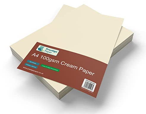Prestige A4 Cream 100gsm Paper x 500 Sheets per Pack