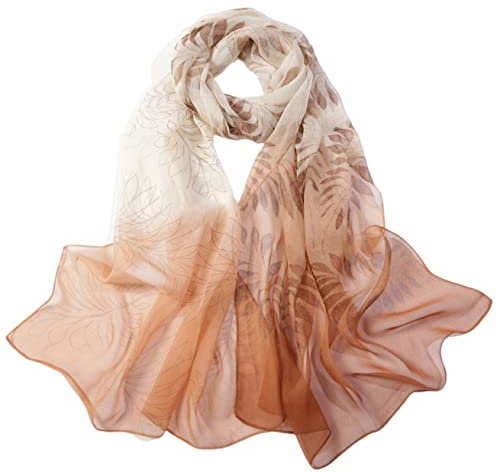 FAIRYGATE Seidentuch Hijab Kopftuch Damen Seidenweiche Chiffon Hijab Moderne Chiffon Kopftücher für Damen Tuch Schal A4106