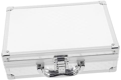 MAGICLULU Multifunktionale Medizinische Aufbewahrungsbox Aus Aluminiumlegierung Mit Tragegriff Tragbarer Arzneimittelkoffer Und Werkzeugkasten Sicherer Verschluss Vielseitig Für Büro Zuhause