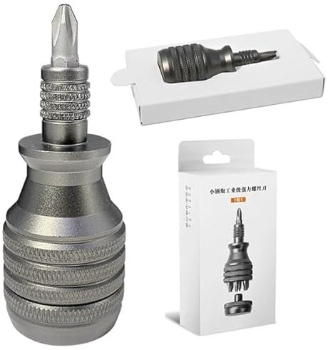 MuNanshan 7 in 1 Mini Cacciavite Titanio Cacciavite 1/4 Pollice Magnetico Phillips Torx Cacciavite Bit Kit Strumenti di Riparazione Casa